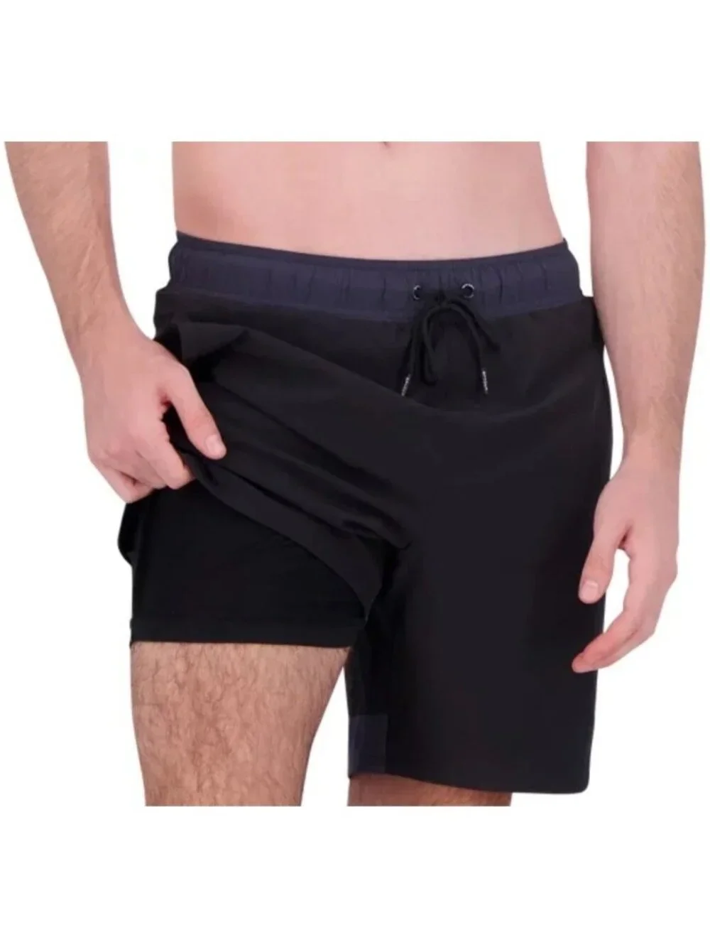 NWT Spyder Men's S Swim Shorts Black With UV Protection Quick Dry & Comfort